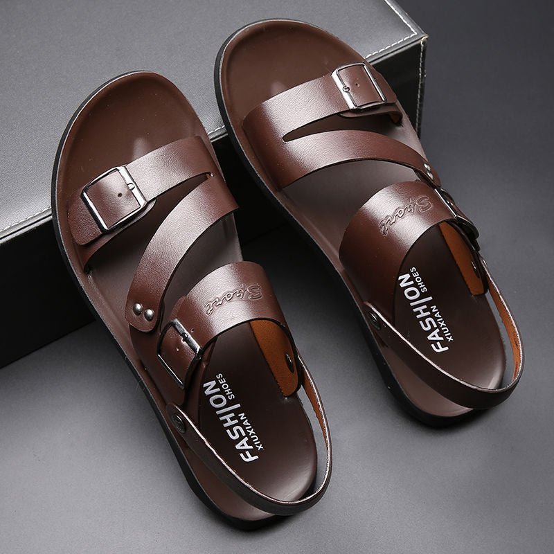 Nathan – Sandalias con hebilla de diseño clásico para hombre