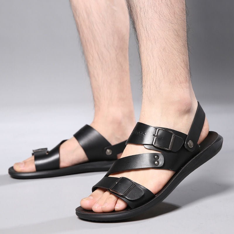 Nathan – Sandalias con hebilla de diseño clásico para hombre