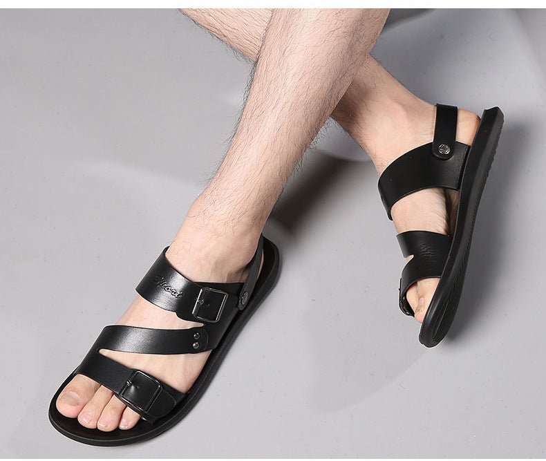 Nathan – Sandalias con hebilla de diseño clásico para hombre