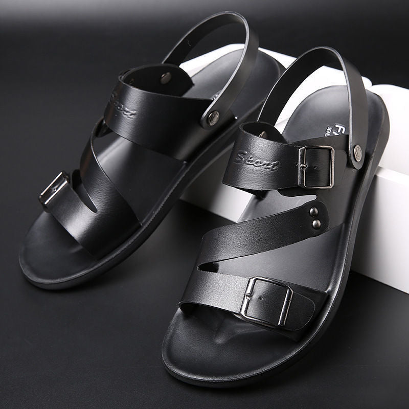 Nathan – Sandalias con hebilla de diseño clásico para hombre