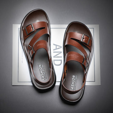 Nathan – Sandalias con hebilla de diseño clásico para hombre