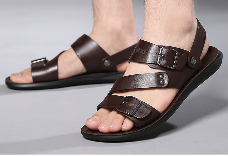 Nathan – Sandalias con hebilla de diseño clásico para hombre