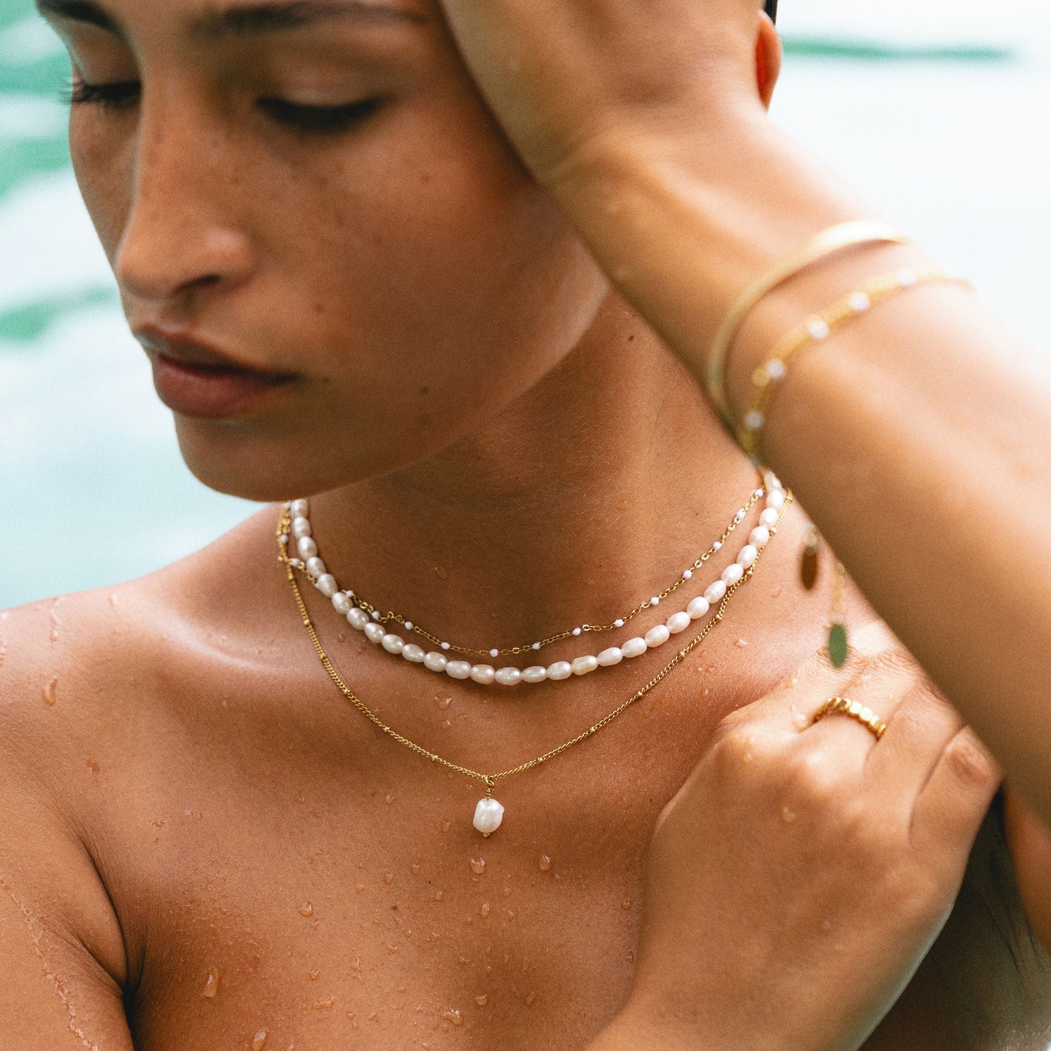 Kara – Collar con mini perlas de agua dulce