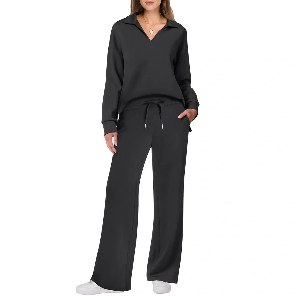 Justina - Set ligero de suéter y pantalones para mujeres