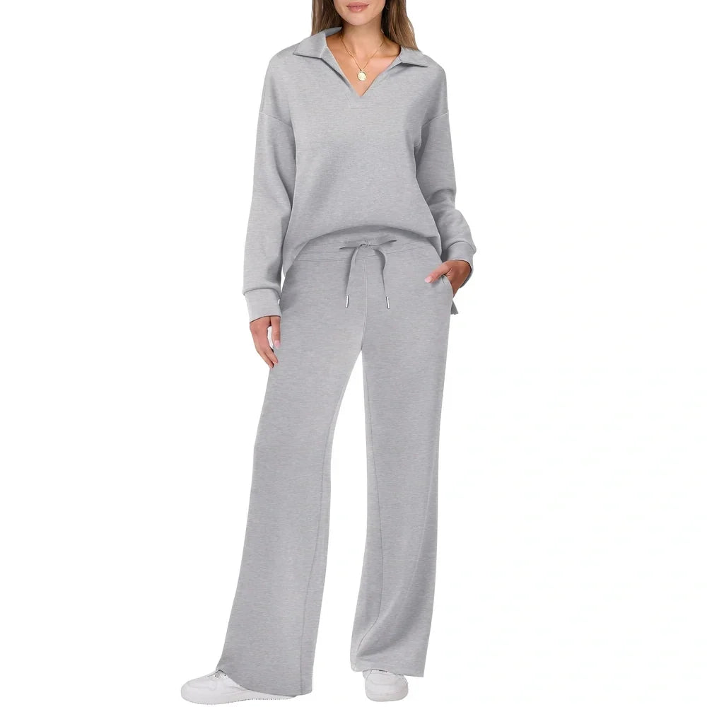 Justina - Set ligero de suéter y pantalones para mujeres