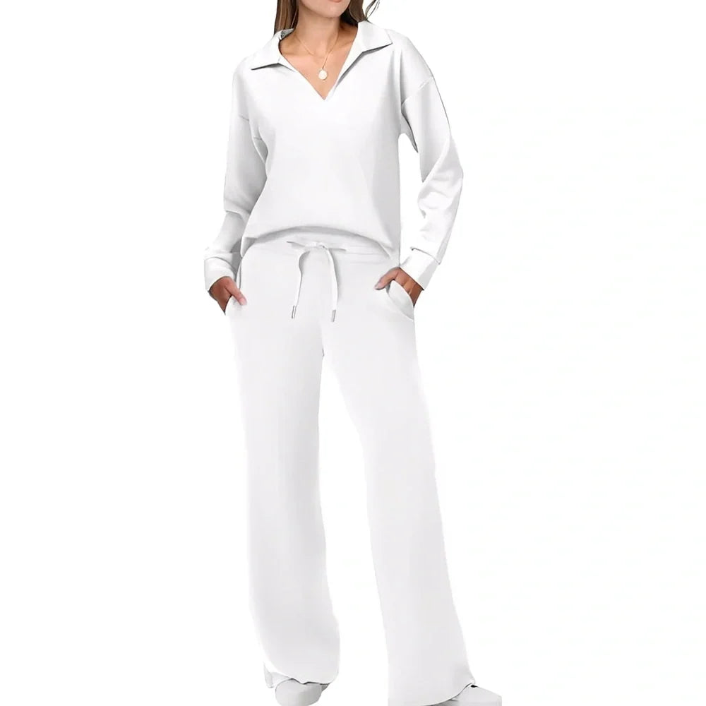 Justina - Set ligero de suéter y pantalones para mujeres