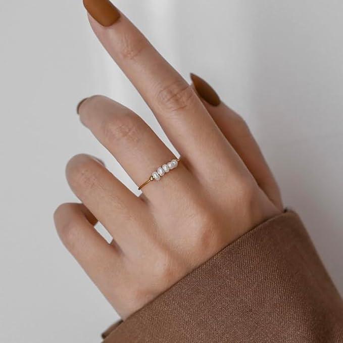 Miori – Anillo de Perla Natural en Oro