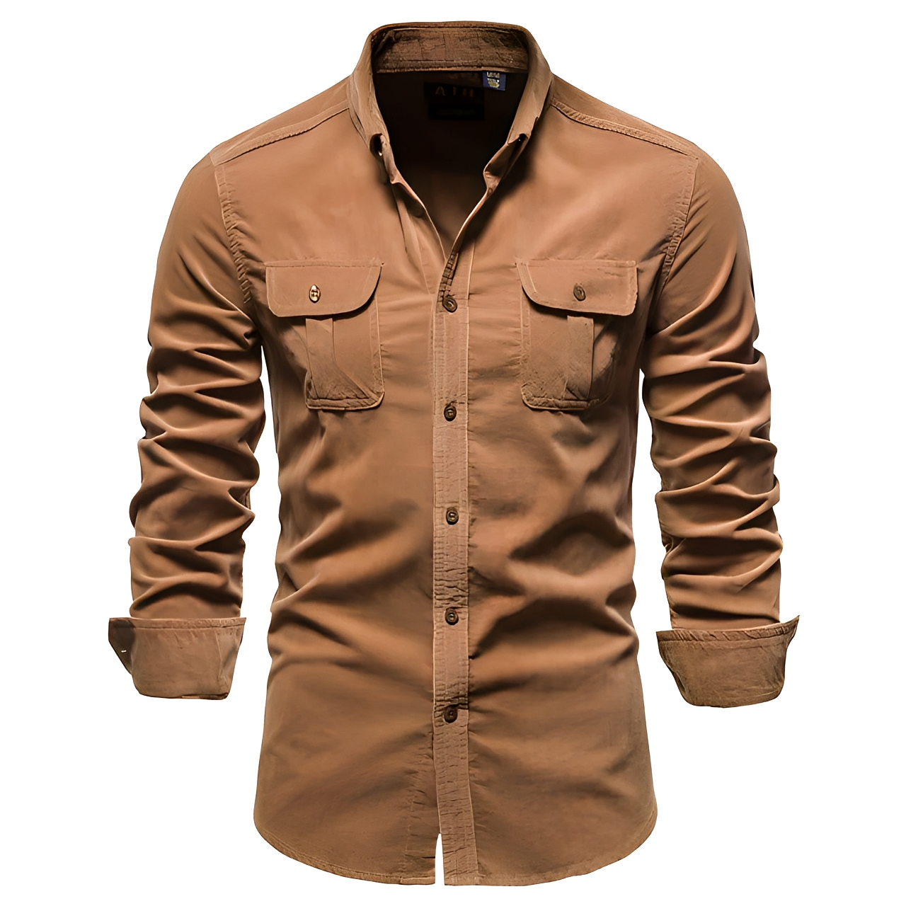 Blake - Camisa casual de manga larga para hombre
