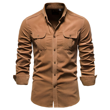 Blake - Camisa casual de manga larga para hombre