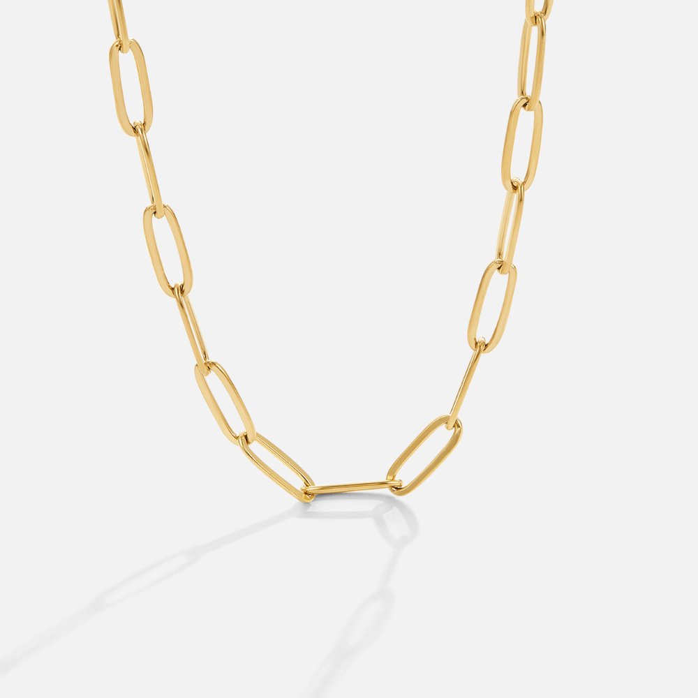 Mara – Collar de clip dorado