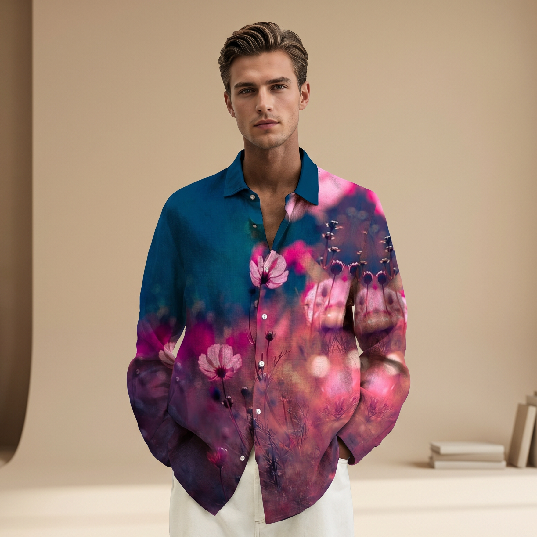Devon - Camisa Holgada y Colorida