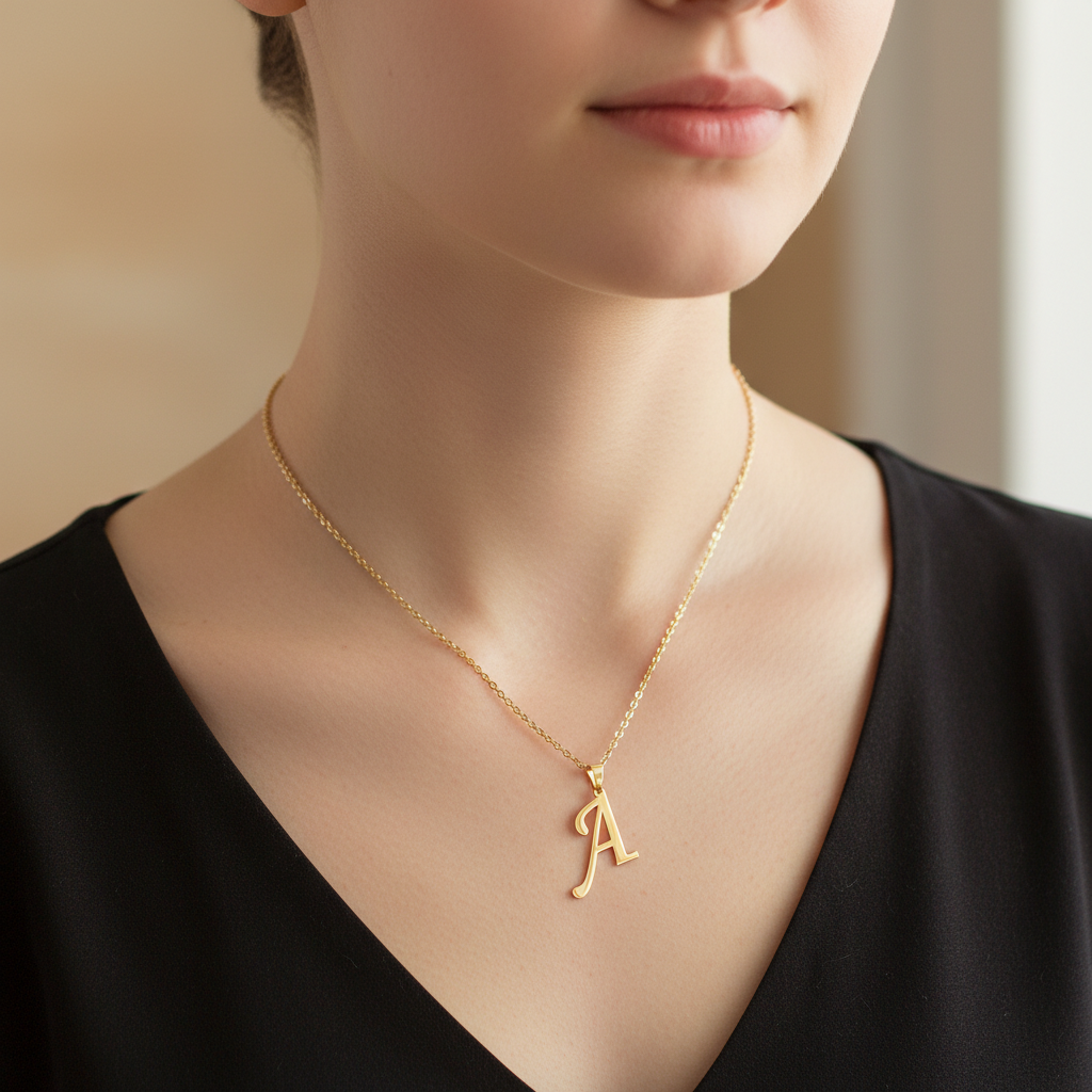 Alessia – Collar de iniciales 26 letras
