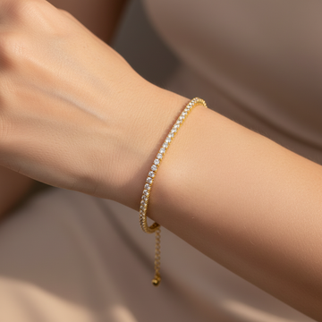 Cher – Pulsera elegante de brillo sutil