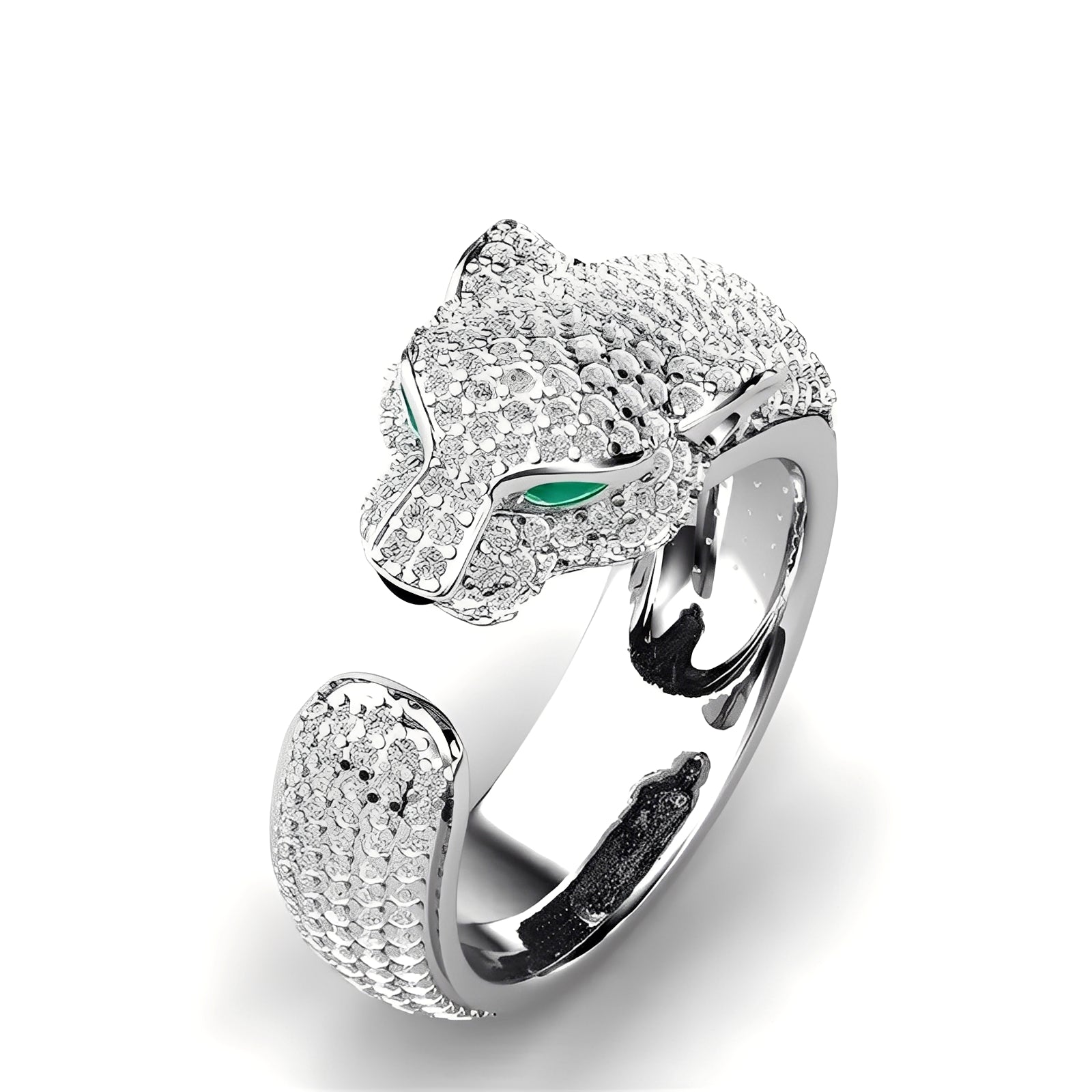 Mika – Anillo Ajustable de Jaguar de Oro Rosa