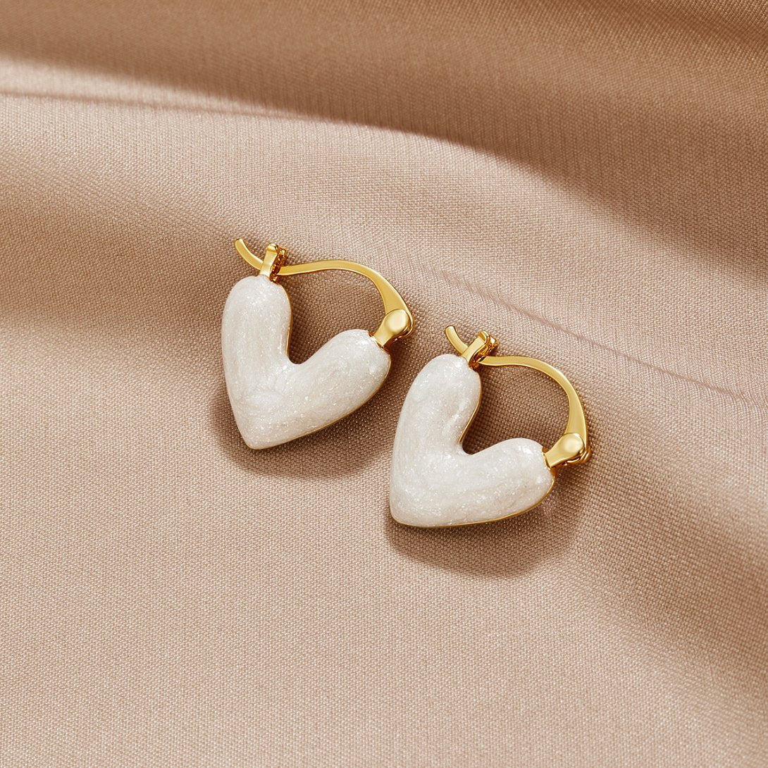 Aya – Pendientes de corazón amor oro