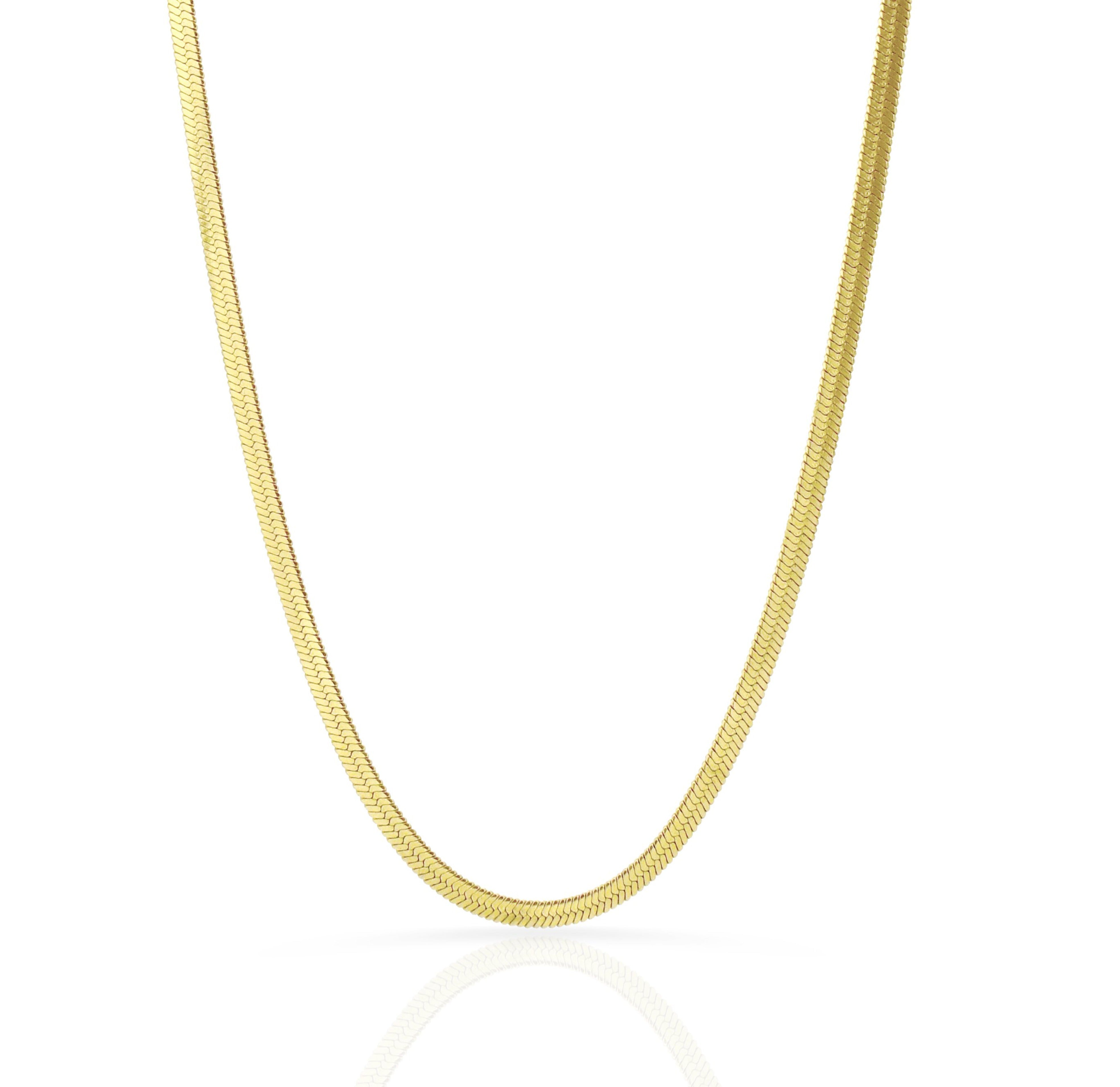 Lucienne - Collar de serpiente dorada elegante