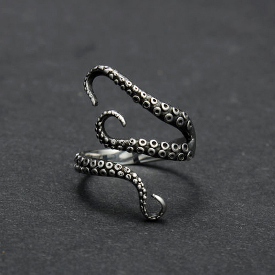 Thalassa – Anillo ajustable de tentáculo de pulpo