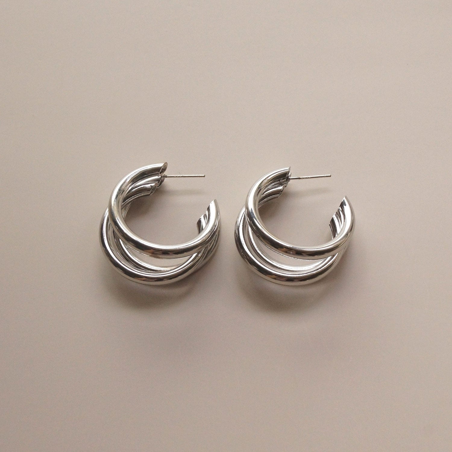 Mila - Aros triples audaces en plata
