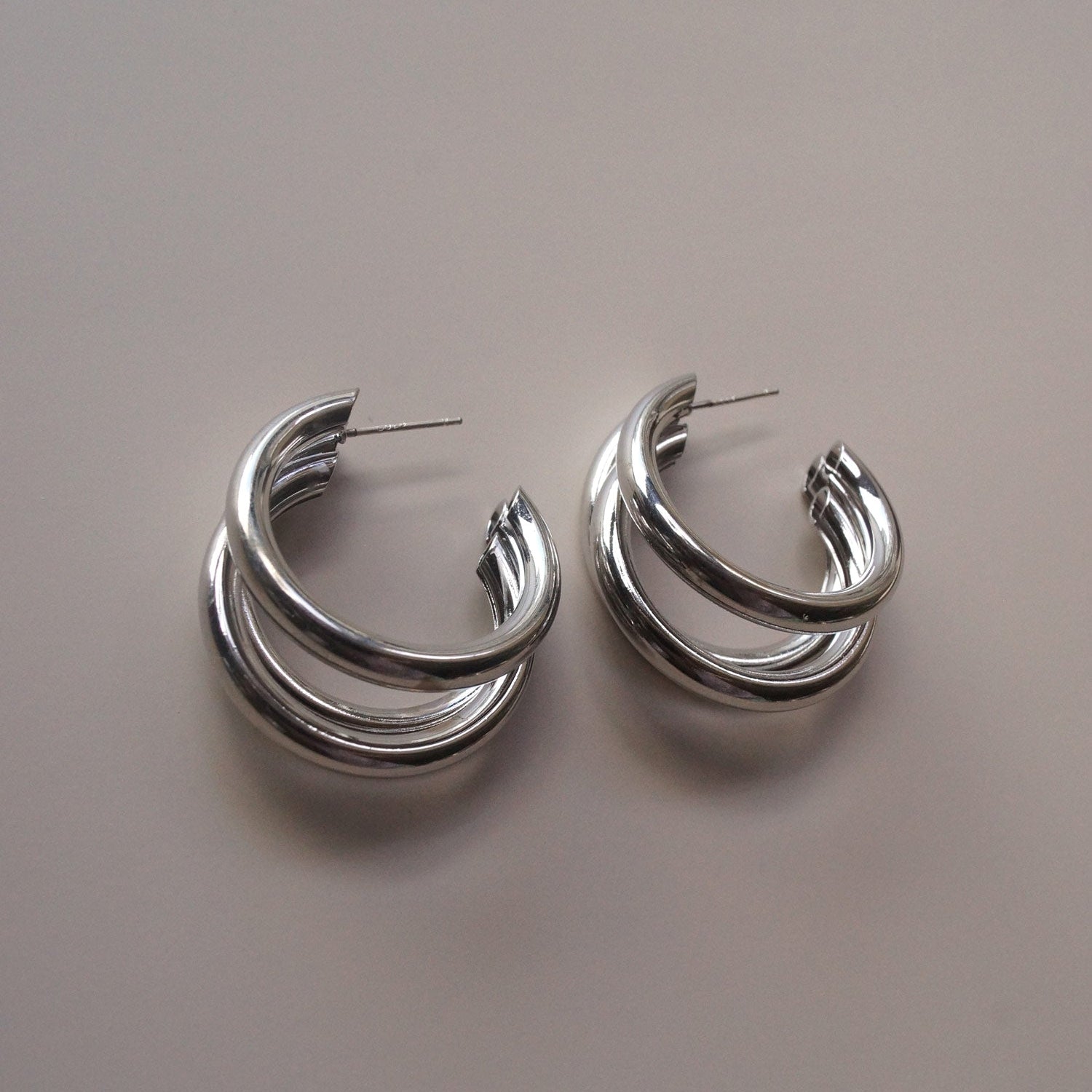 Mila - Aros triples audaces en plata