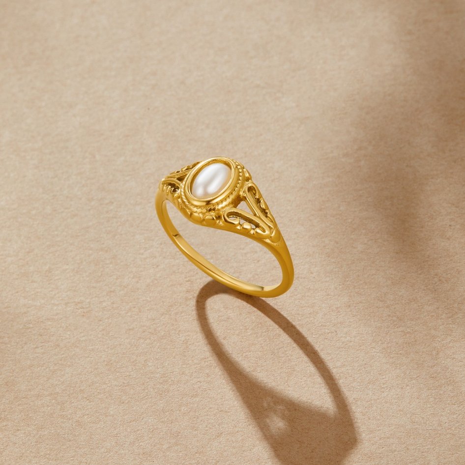 Ophelia – Anillo de Perlas Vintage Royal
