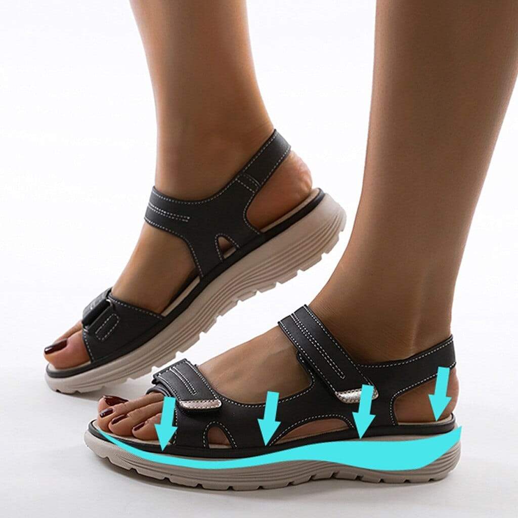 Crisha - Sandalias cómodas con diseño estiloso